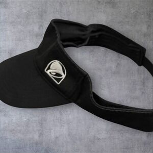 Taco Bell Visor OSFA Black Embroidered Logo Snapback Mesh Hat
